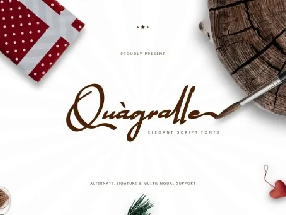 Quagralle Signature Script font