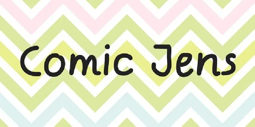 Comic Jens Family font