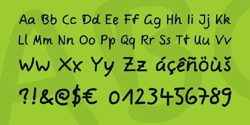 Comic Jens Family font