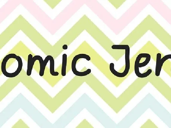 Comic Jens Family font