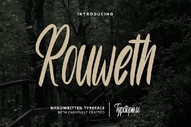 Rouweth Script Typeface font