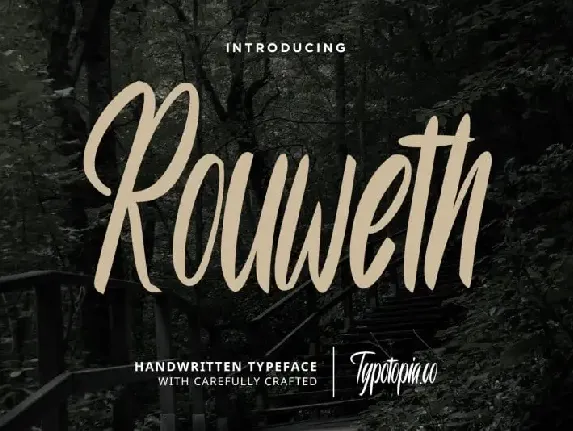 Rouweth Script Typeface font