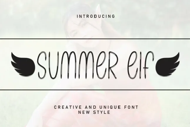 Summer Elf Display font