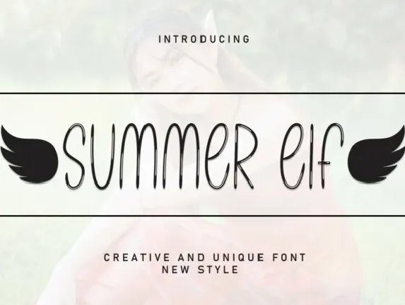 Summer Elf Display font