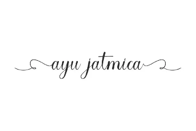 Ayu Jatmica Demo font