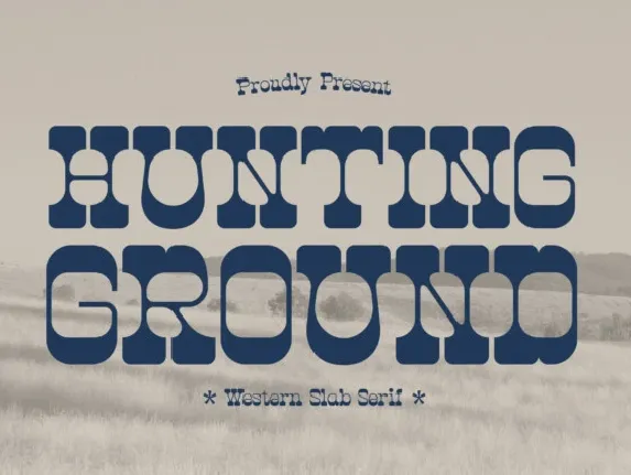 Hunting Ground font