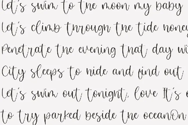 Misty Cloud font