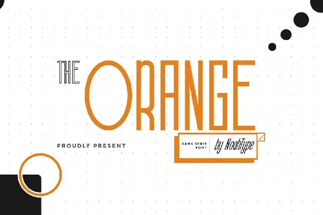 The Orange Demo font