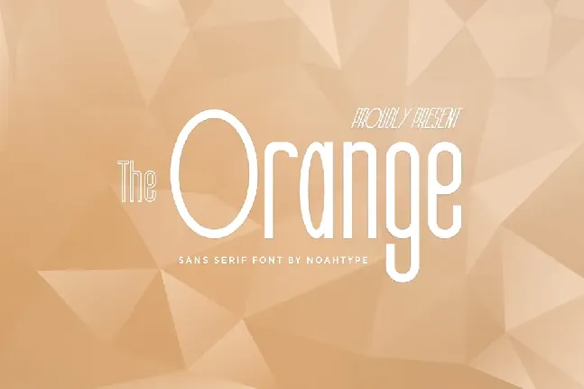 The Orange Demo font