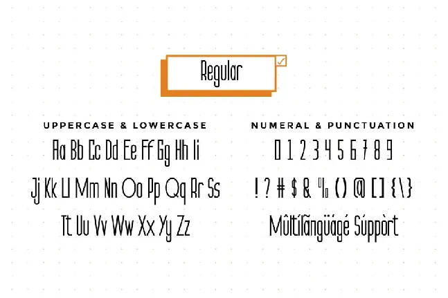 The Orange Demo font