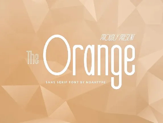 The Orange Demo font