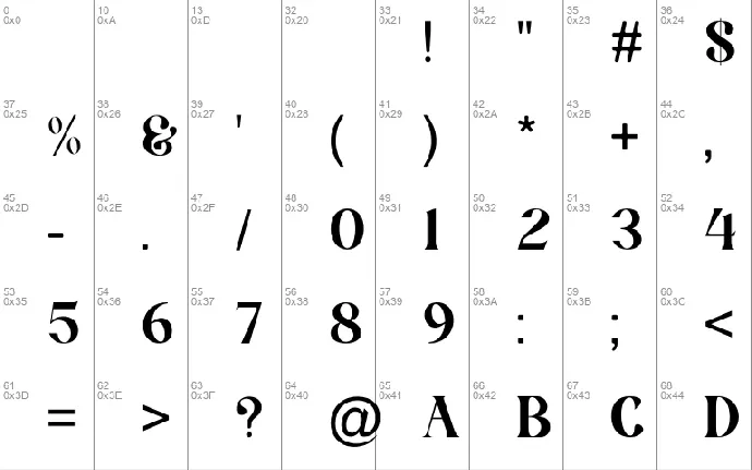 Attena font