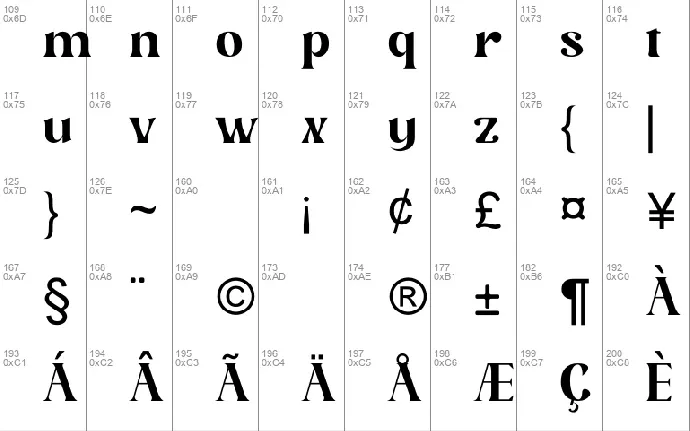 Attena font