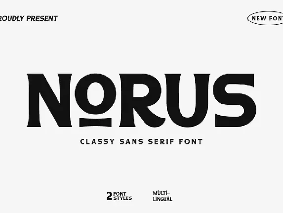 Norus font