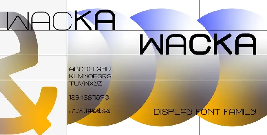 Wacka Wacka font