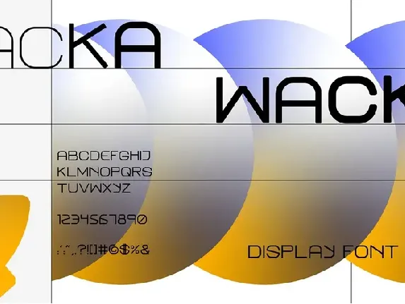 Wacka Wacka font