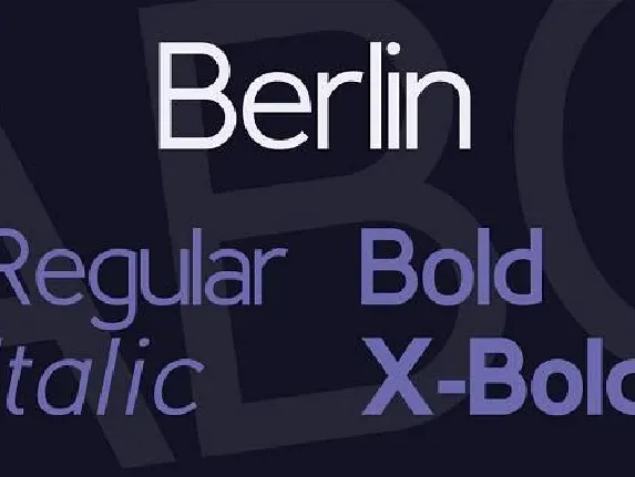 Berlin Family font