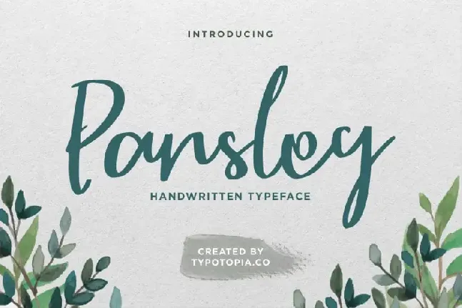 Parsley Script Typeface font