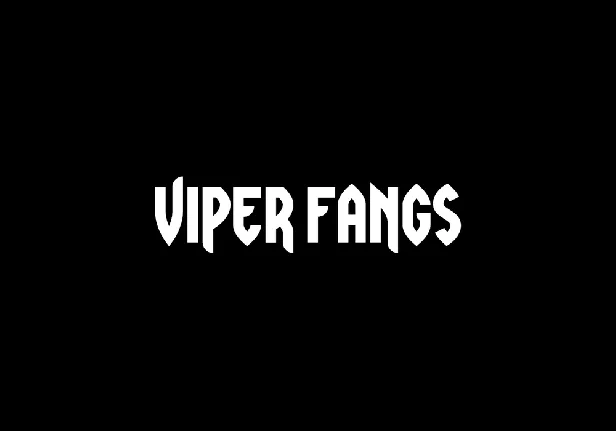 Viper Fangs font