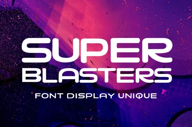 Super Blasters font