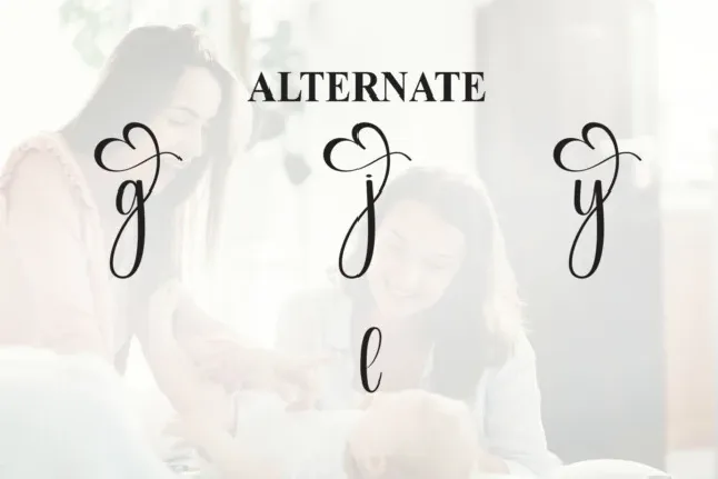 Aunty Script Typeface font