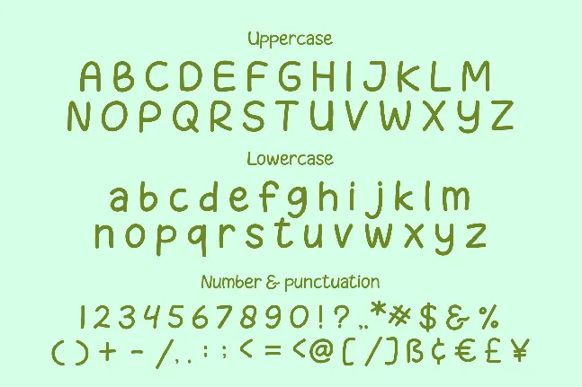 Melon Slices font