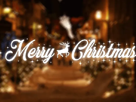 Merry Christmas font