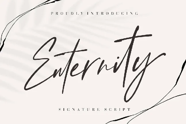 Enternity font