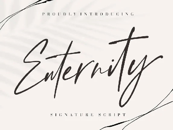 Enternity font