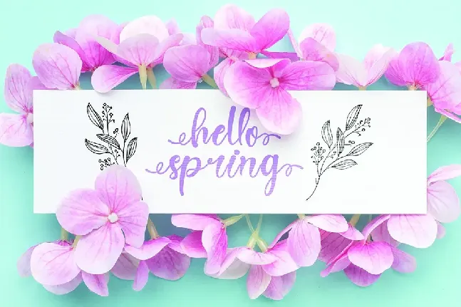 Spring Heart font