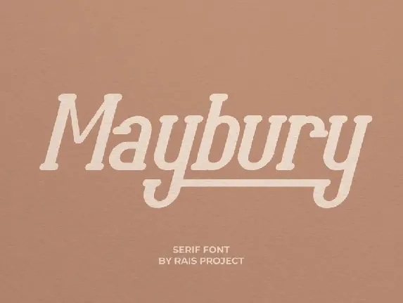 Maybury Demo font