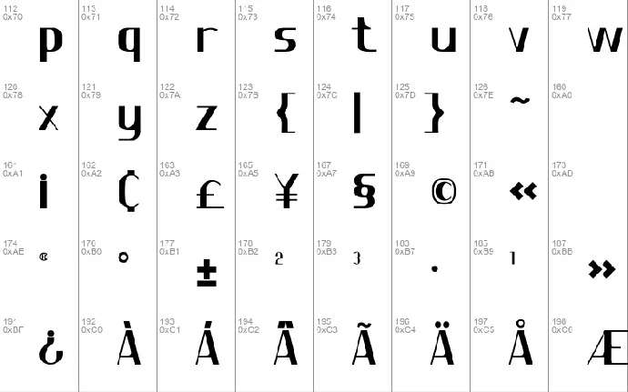 Bagheria font