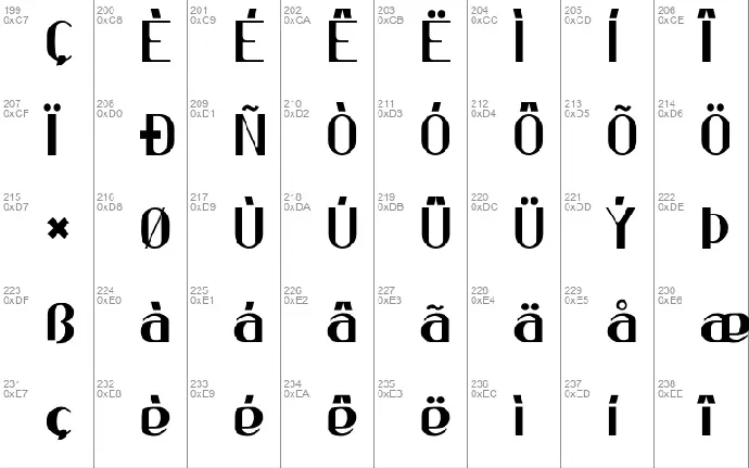 Bagheria font