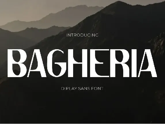 Bagheria font