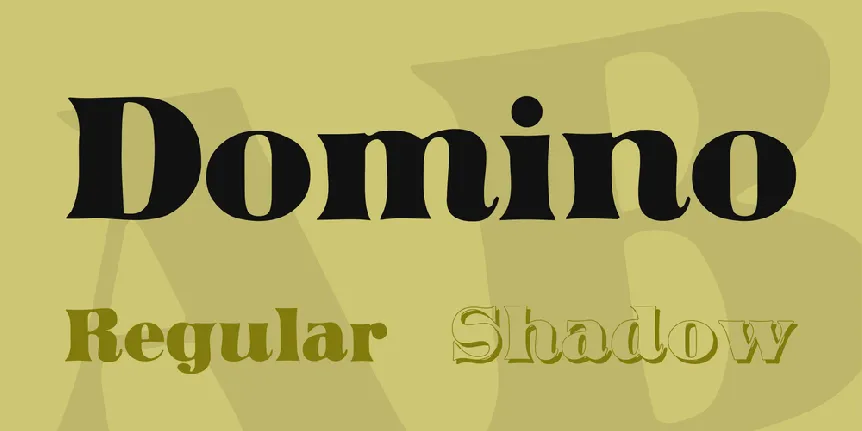 Domino font