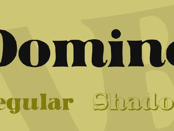 Domino font