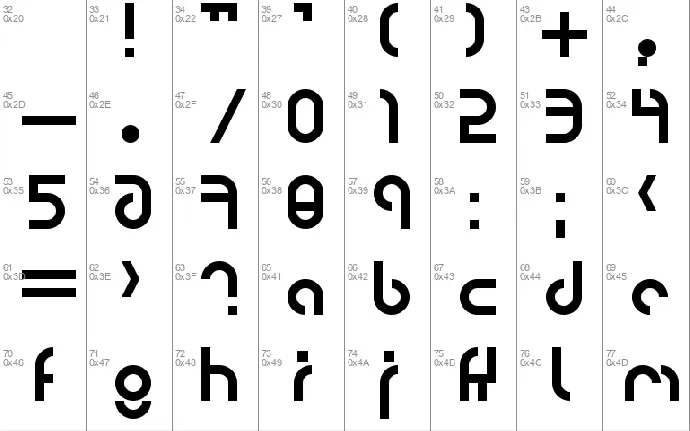 Nano font