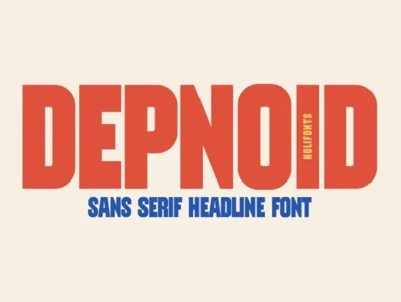 Depnoid Headline font