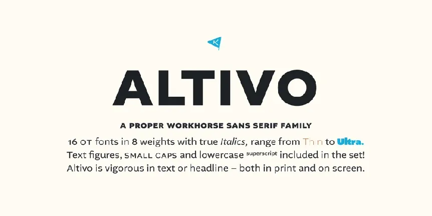 Altivo Family font