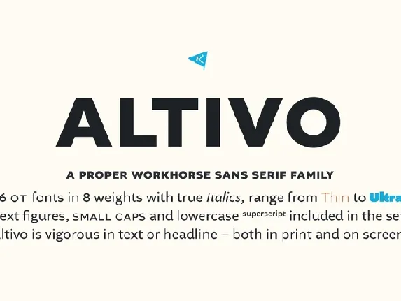 Altivo Family font