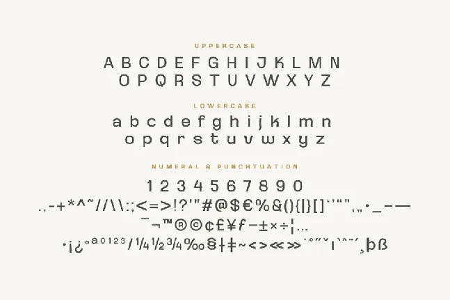 Ganyota Personal use font