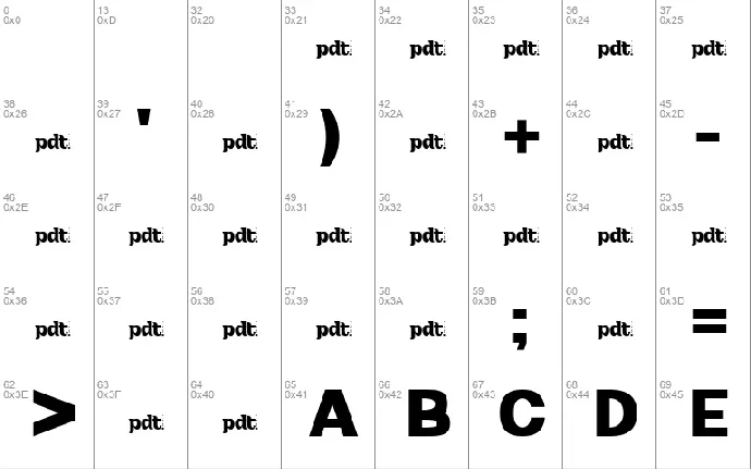 Ganyota Personal use font