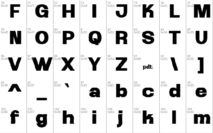 Ganyota Personal use font