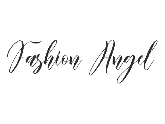 Fashion Angel Demo font