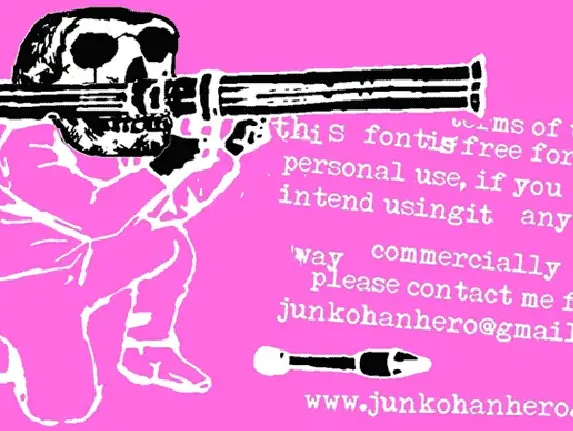 Pink Bazooka font