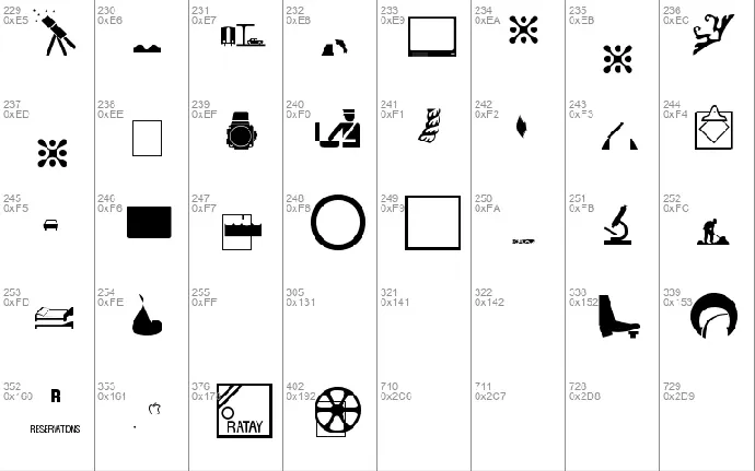 Journal Dingbats 2 font