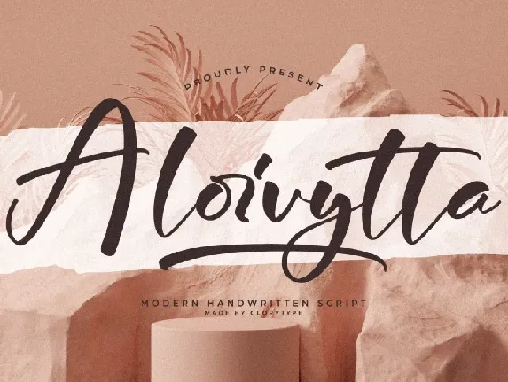 Aloivytta â€“ Handwritten Script font