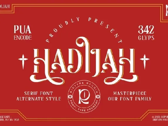 Hadijah font