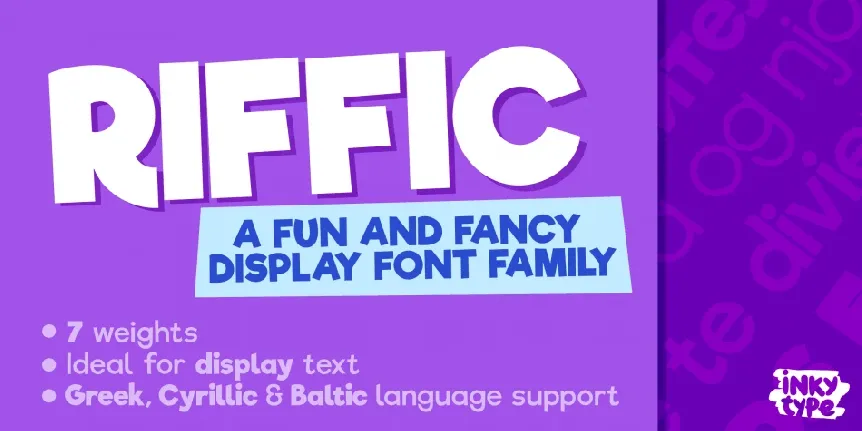 Riffic font