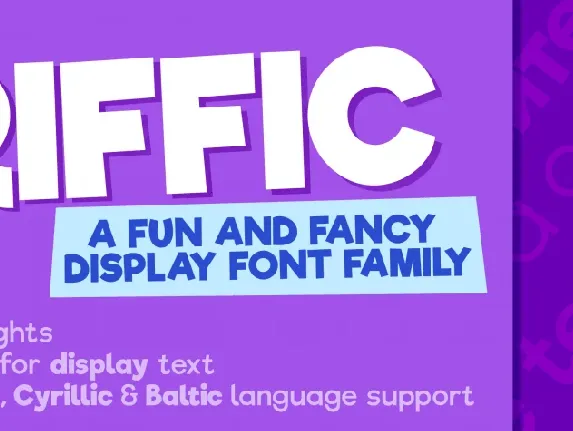 Riffic font